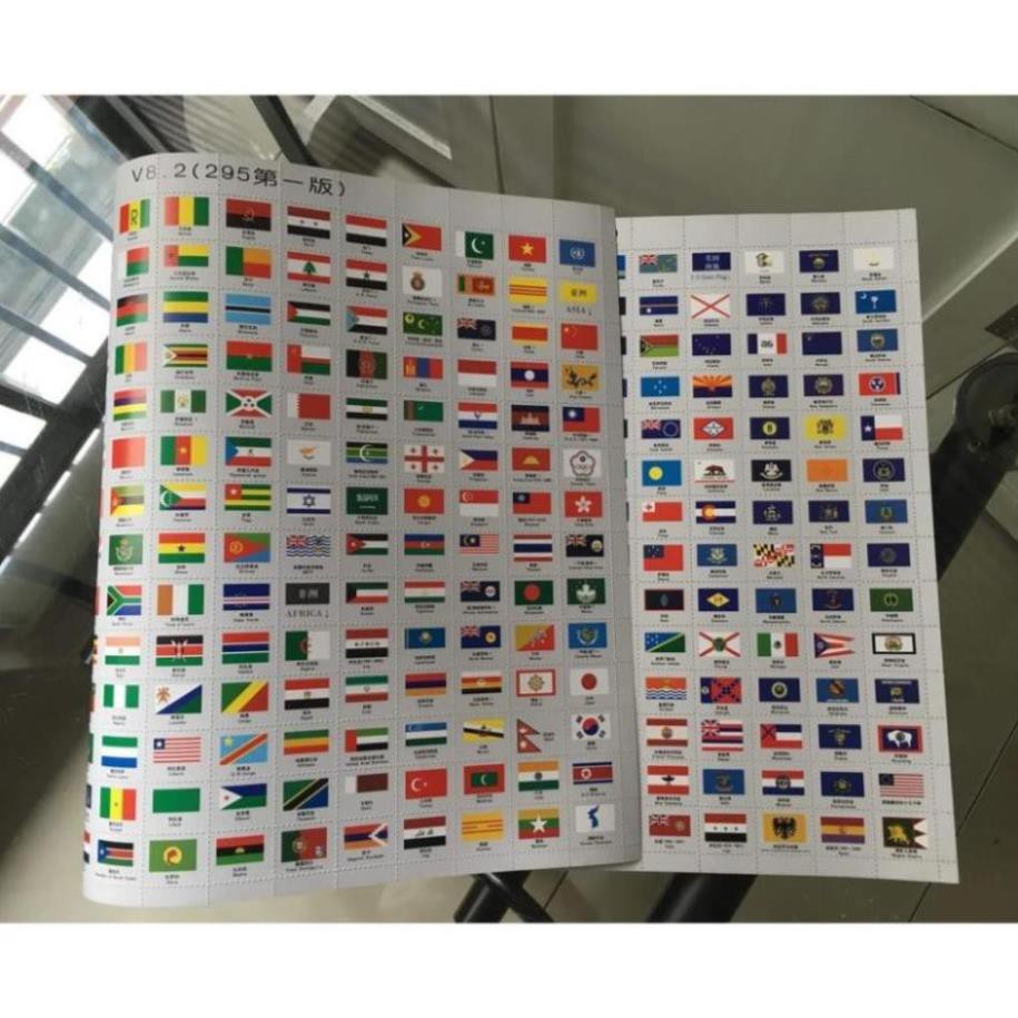 [GIÁ SỐC] Bộ Quốc Kỳ Các Nước Trên Thế Giới và 50 Tiểu Bang của Mỹ (295 cờ).