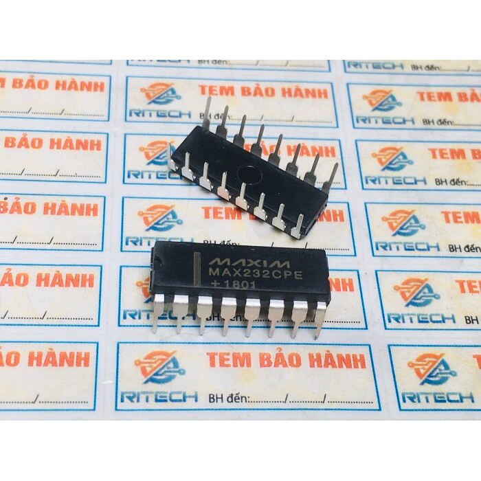 Combo 3 chiếc MAX232CPE MAX232EPE DIP16 IC truyền thông RS232