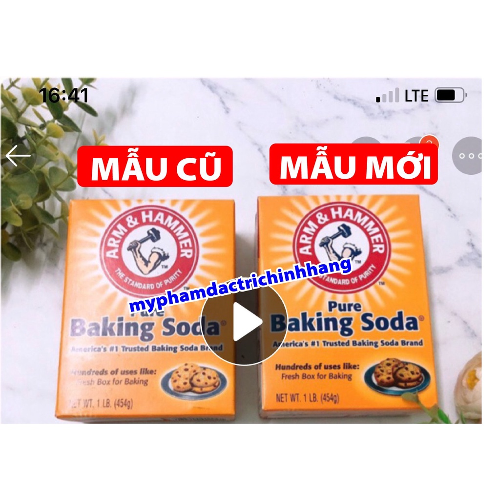 Bột Baking Soda đa công dụng khử mùi tẩy rửa, làm bánh, chăm sóc da 454g