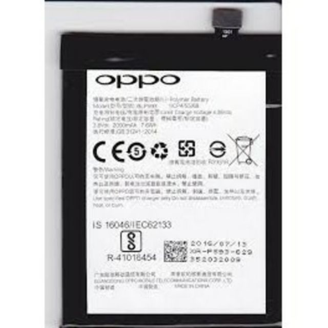 PIN OPPO P593 / NEO 5 / A31

Bảo hành 6 tháng /KCLI12