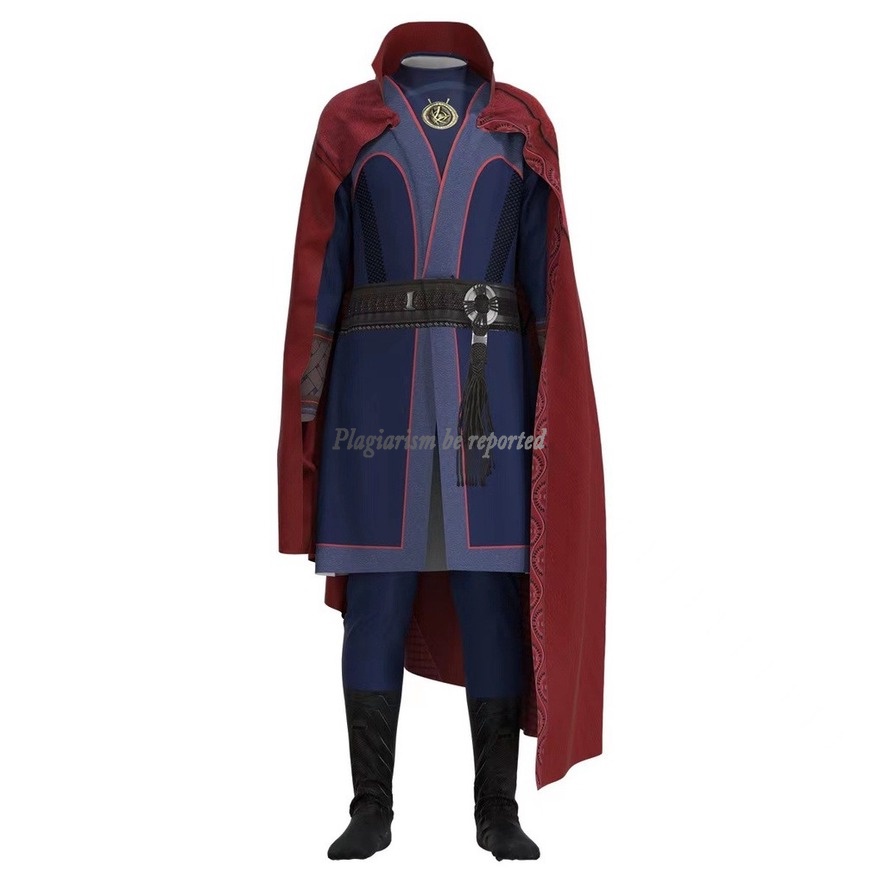 Dr. Strange 2 Cosplay Bộ Áo Choàng Kèm Tóc Giả Doctor Strange In the Multiverse of Madness