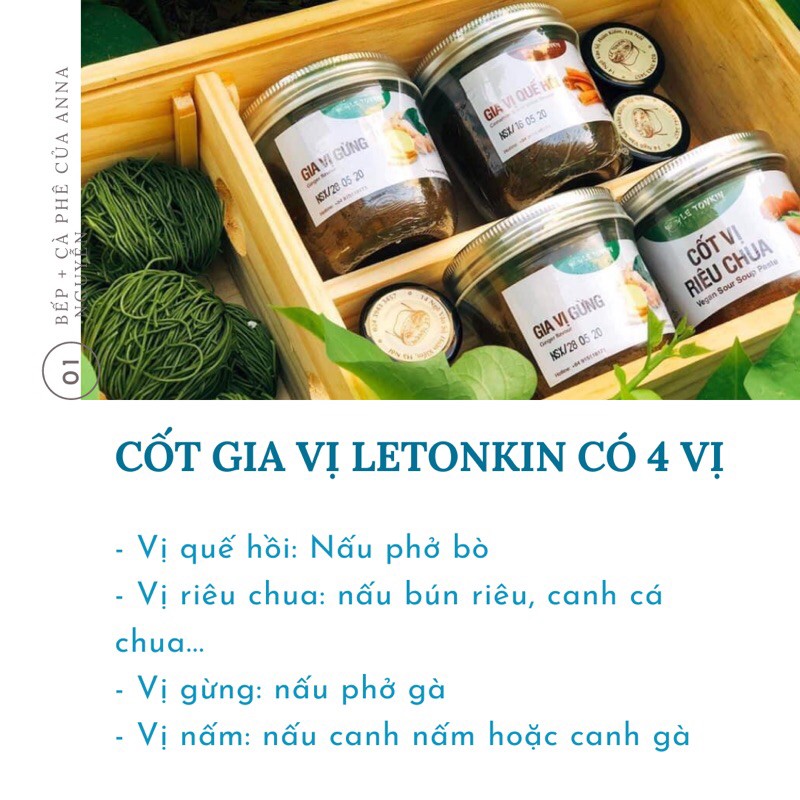 Combo 4 vị Letonkin 40gr (hũ thuỷ tinh) | BigBuy360 - bigbuy360.vn