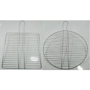 Vĩ nướng inox tròn & chữ nhật có tay cầm