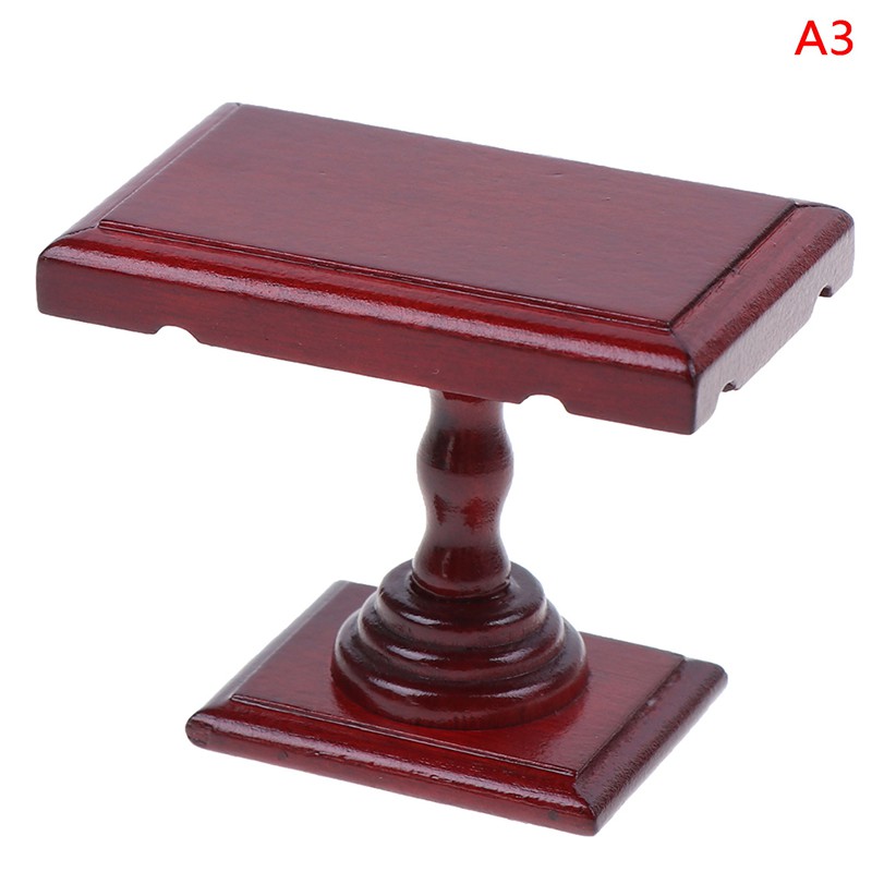 [superhomestore]Dollhouse Miniature Wooden Room Furniture 1:12 Accessories Toys for Children