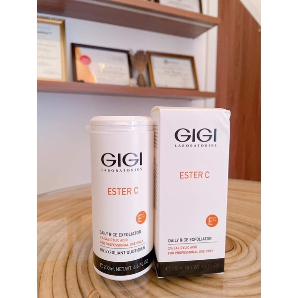 Tẩy da chết cám gạo gigi ester c DAILY RICE  EXFOLIATOR 20gr