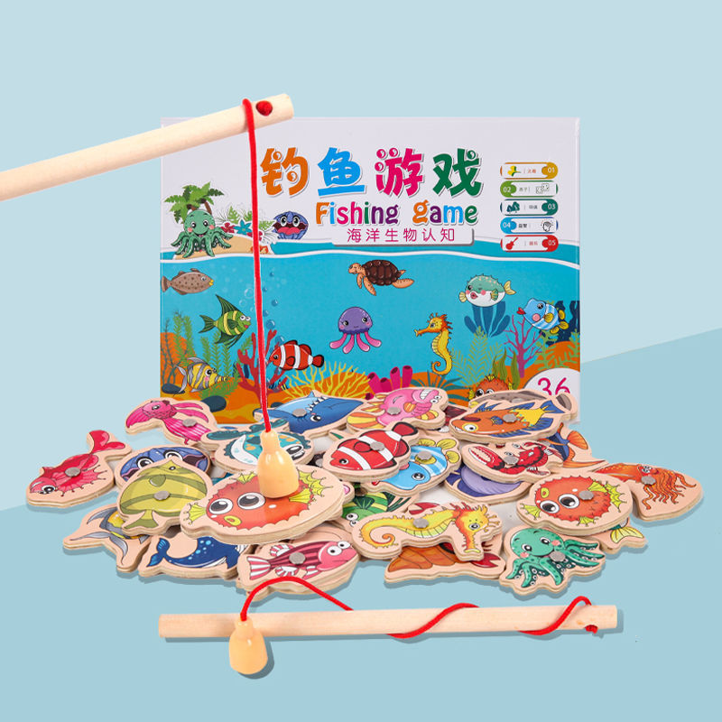 Set đồ chơi câu cá nam châm đa năng cho bé 1-3 tuổi