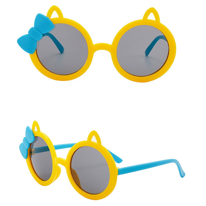 Kính Mát Gọng Tròn Hình Thỏ Dễ Thương Thời Trang 2022 Cho Bé Gái