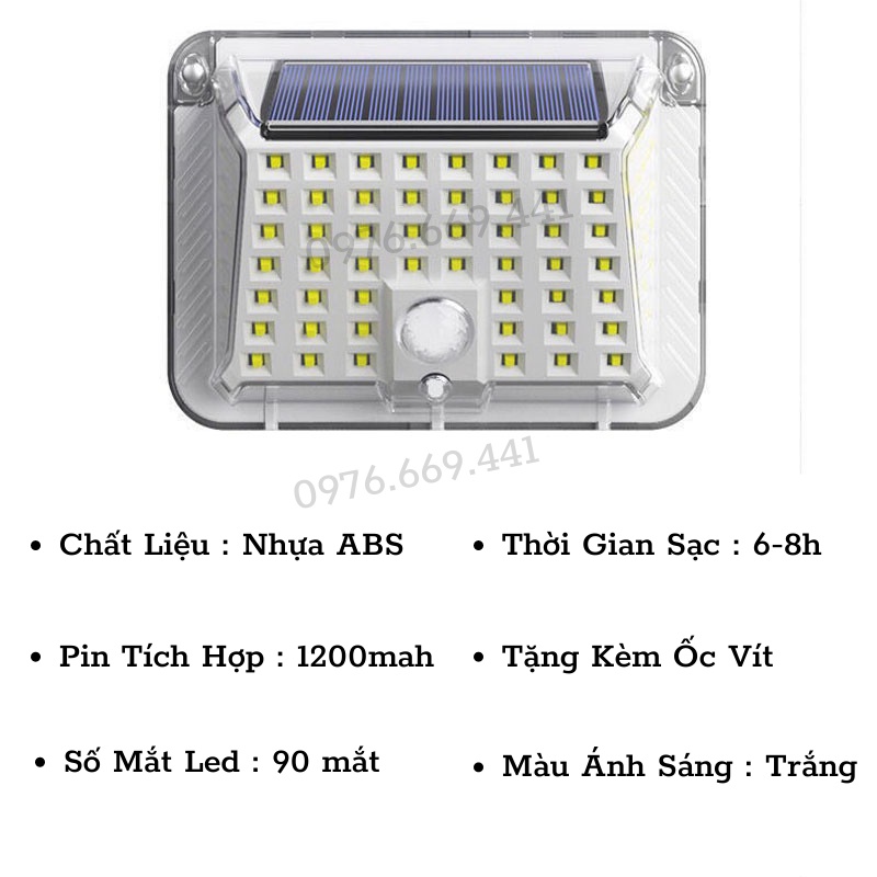 Đèn Năng Lượng Mặt Trời Cảm Biến Chuyển Động Đèn Led Năng Lượng Mặt Trời Tự Động Bật Tắt Chống Nước Ngoài Trời ASAKI