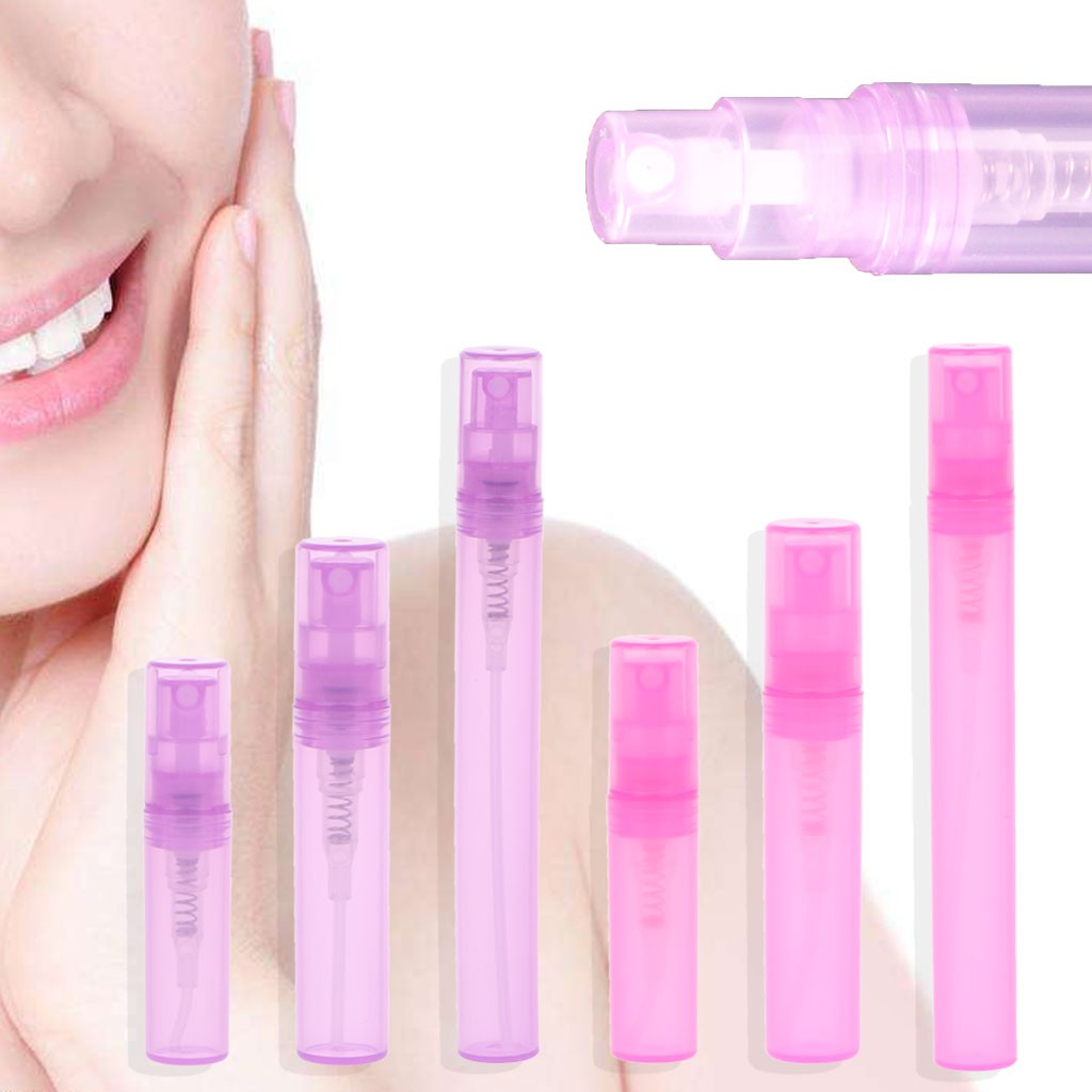 kiss**2/3/5ml Mini Refillable Empty Perfume Atomizer Spray Bottle Containers Travel