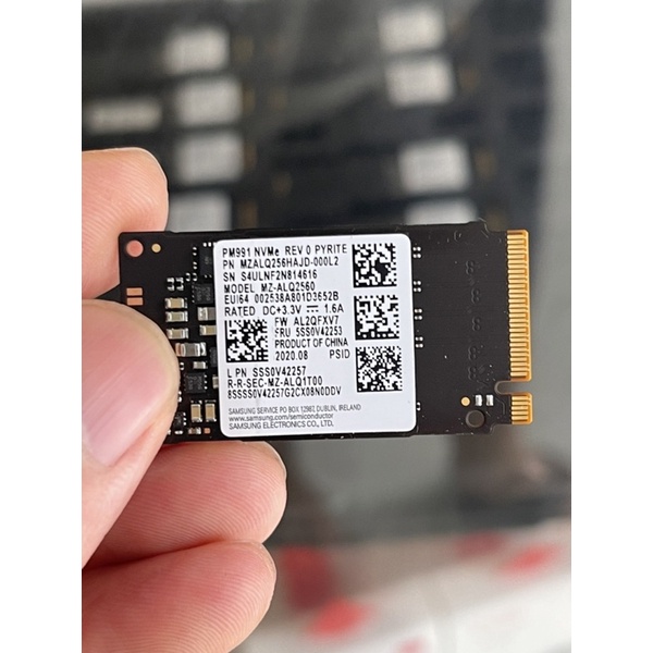 Ổ Cứng SSD Samsung PM991 256GB M2 2242 PCIe NVMe Gen 3×4