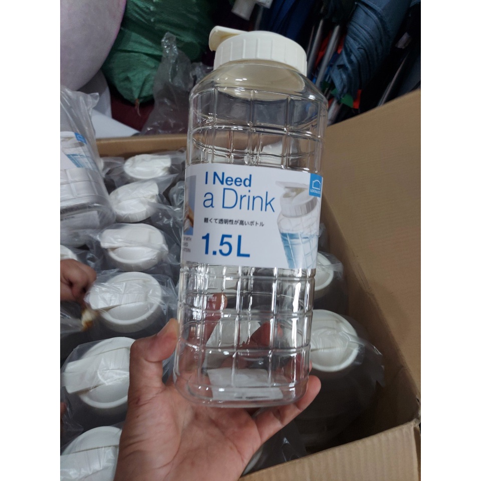 BÌNH NƯỚC LOCK AND LOCK 1.5l hàng chính hãng