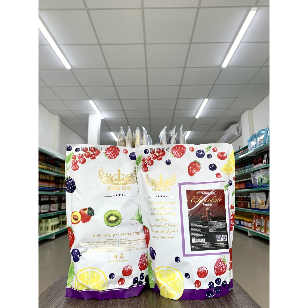 Bột pha king 1kg-Socola/Khoai Môn