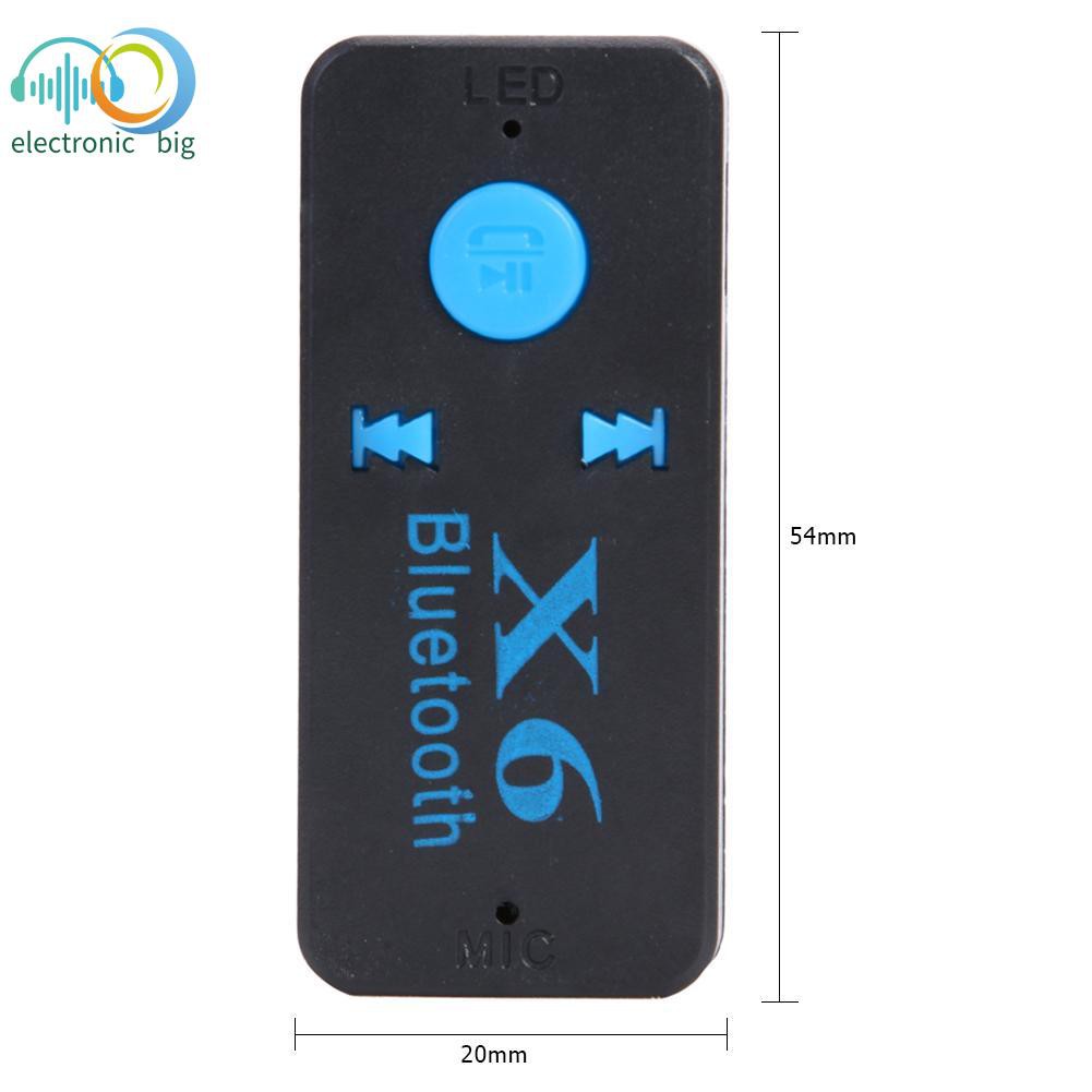 Thiết Bị Nhận Tín Hiệu Bluetooth 4.2 X6 3.5mm Cho Xe Hơi