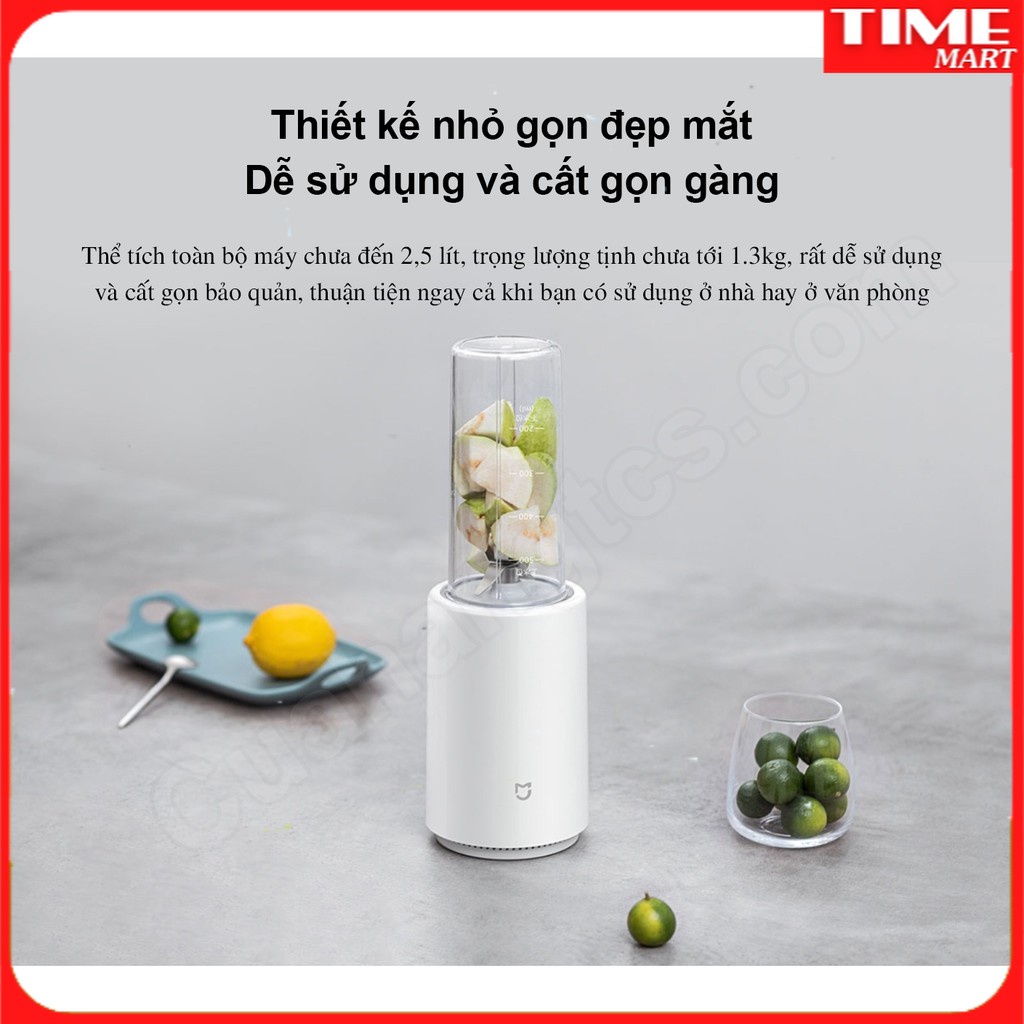 Máy xay sinh tố Mijia Food Processor 500ml MJLLJ01PL [TIME_MART siêu thị tiện ích gia đình]