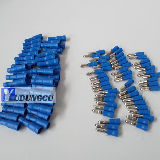 Đầu cos nối dây điện - Túi gồm 50 cặp Jack đực cái 4mm