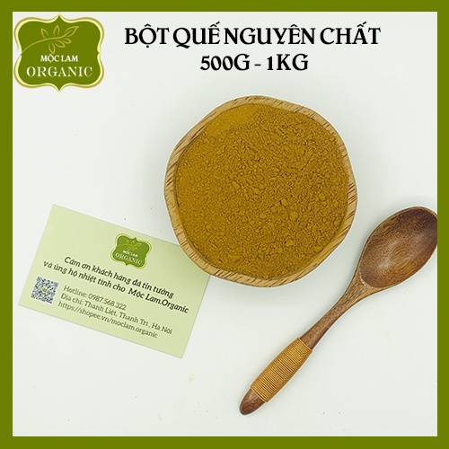 Bột quế nguyên chất cao cấp Mộc Lam Túi zíp 500g - 1kg