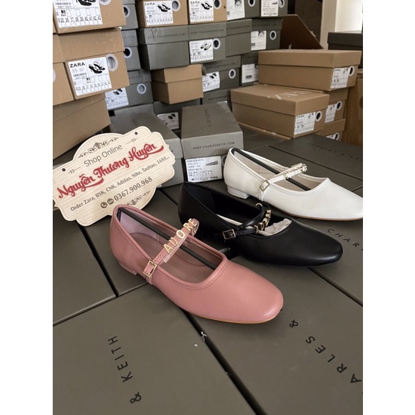 Giày bệt nữ Adore CNK xuất 3 màu hàng Full box MS-0189
