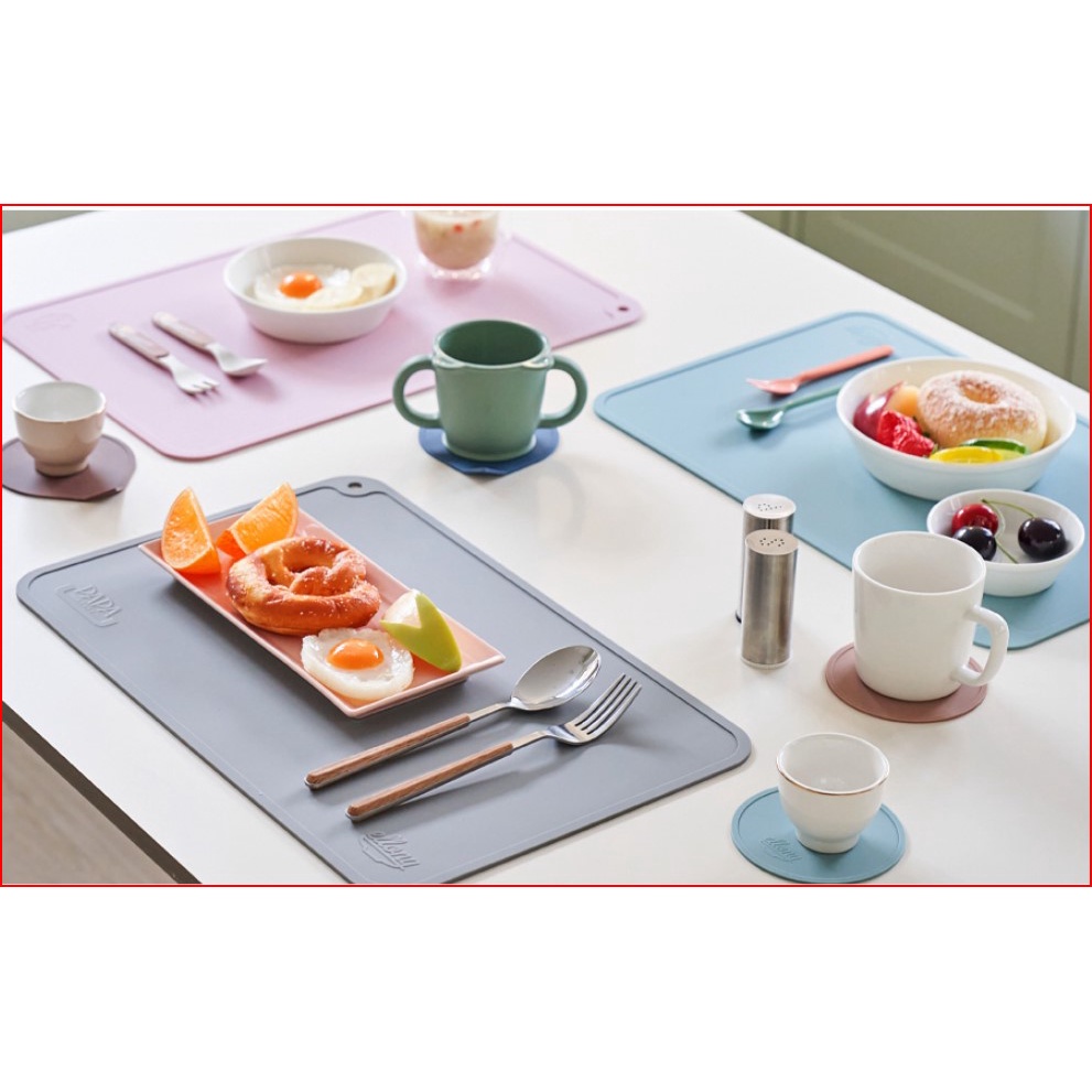 Thảm lót bán ăn chống trượt Ellony cho bé nhập khẩu Hàn Quốc