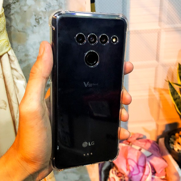 Ốp Lưng LG V50 ThinQ Trong Suốt Chống Sốc 4 Góc - Nhựa Dẻo Phủ NaNo Cao Cấp