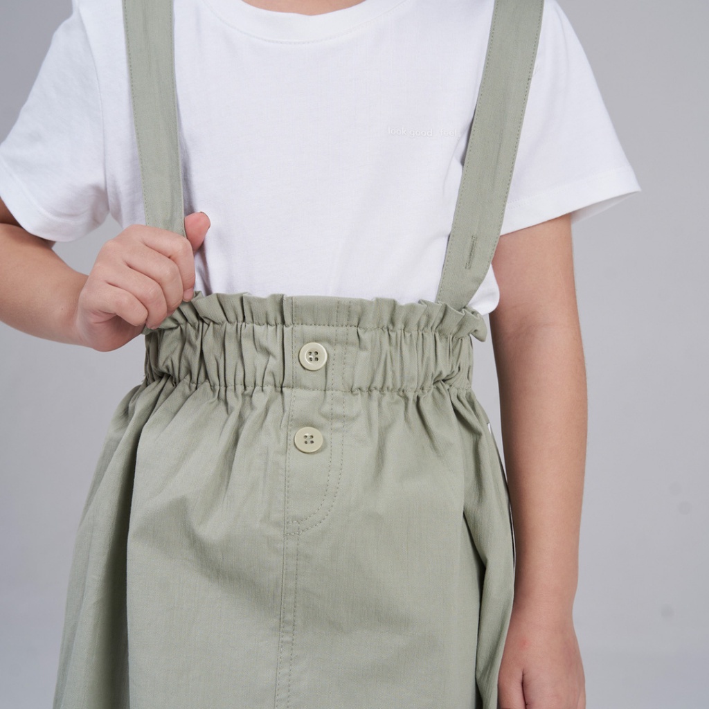 Chân váy yếm YODY 2 dây kaki cho bé CNK5008