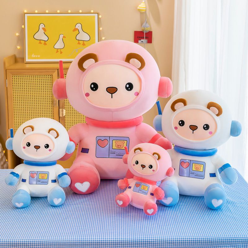 Gấu phi hành gia nhồi bông 60cm thiết kế sáng tạo dễ thương