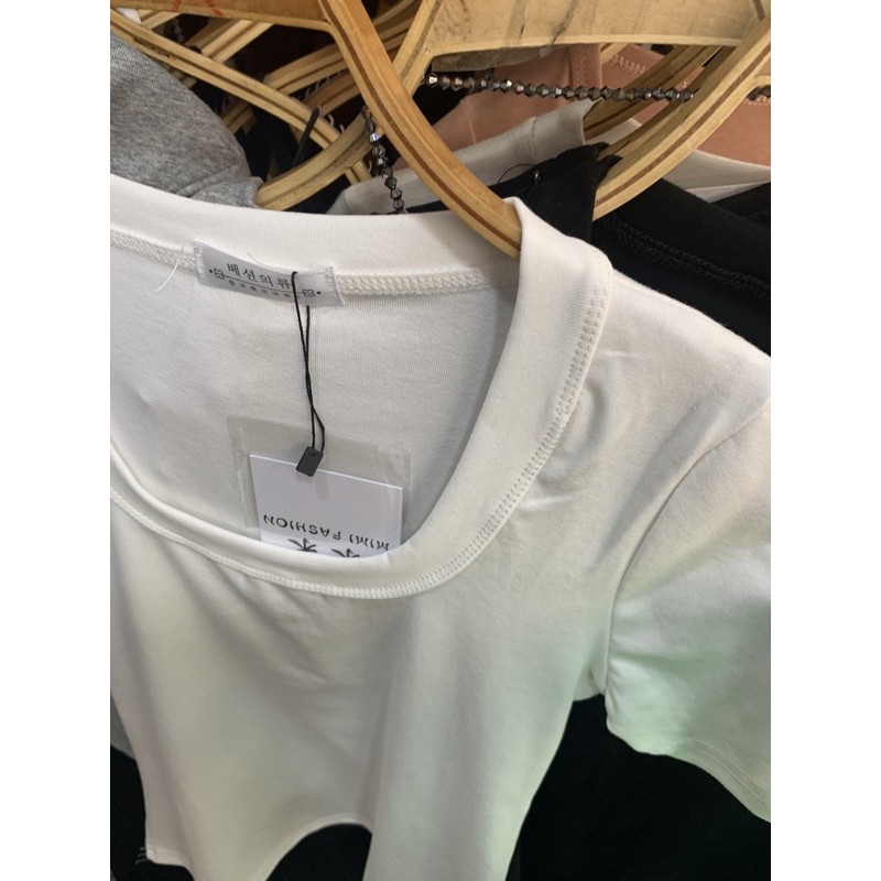 [Mã FASHIONG10 giảm 10k đơn 50K] ÁO THUN CỔ VUÔNG CHẤT ĐẸP MS18929 | BigBuy360 - bigbuy360.vn