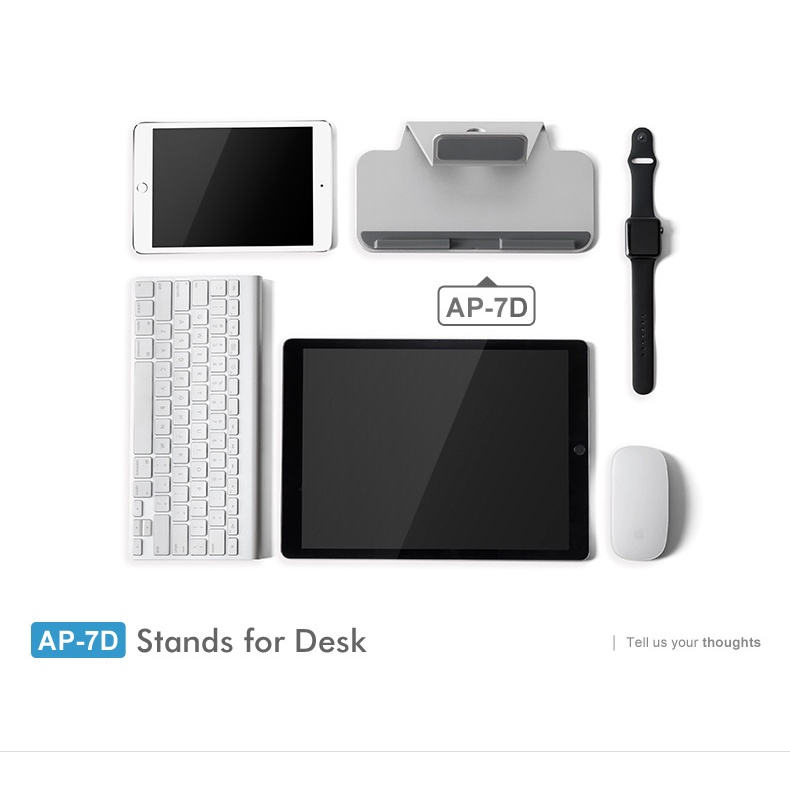 Đế Dựng/Chân Đế dành cho iPad/Surface/Máy Tính Bảng Nhôm Nguyên Khối UP - AP-7D