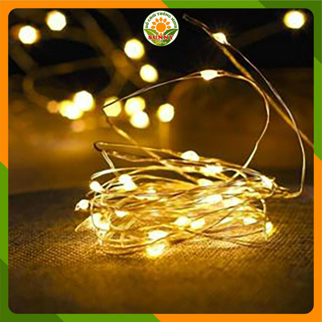 Dây led nháy đèn đom đóm chớp nháy dùng pin 1m - Trang trí đồ trưng bày