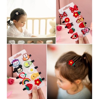 Set 10 kẹp tóc cho bé