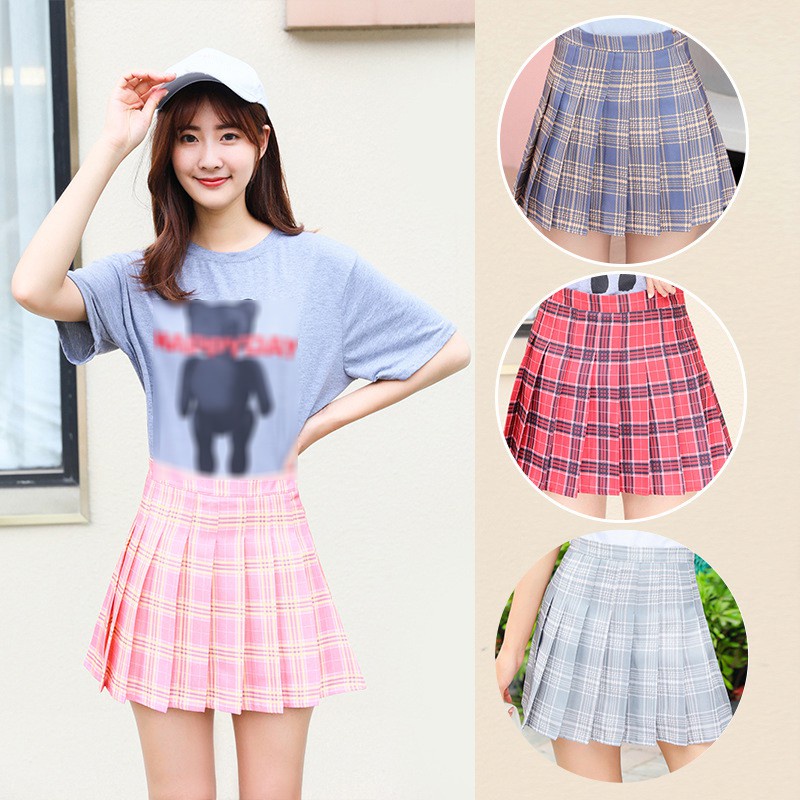 Chân Váy Xếp Ly Lưng Cao Phong Cách Hàn Quốc Hợp Thời Trang