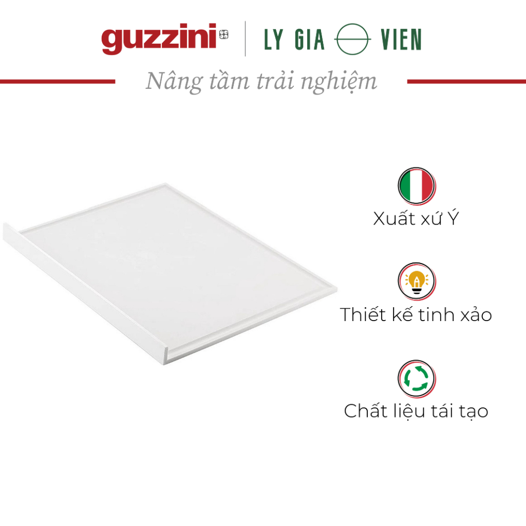 Thớt Cắt Thực Phẩm Cao Cấp Guzzini Chopping Board - An Toàn Cho Máy Rửa Chén