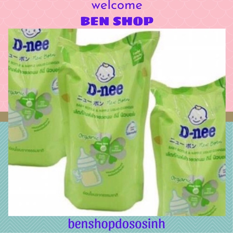 NƯỚC RỬA BÌNH SỮA DNEE ra loại organic 600ml