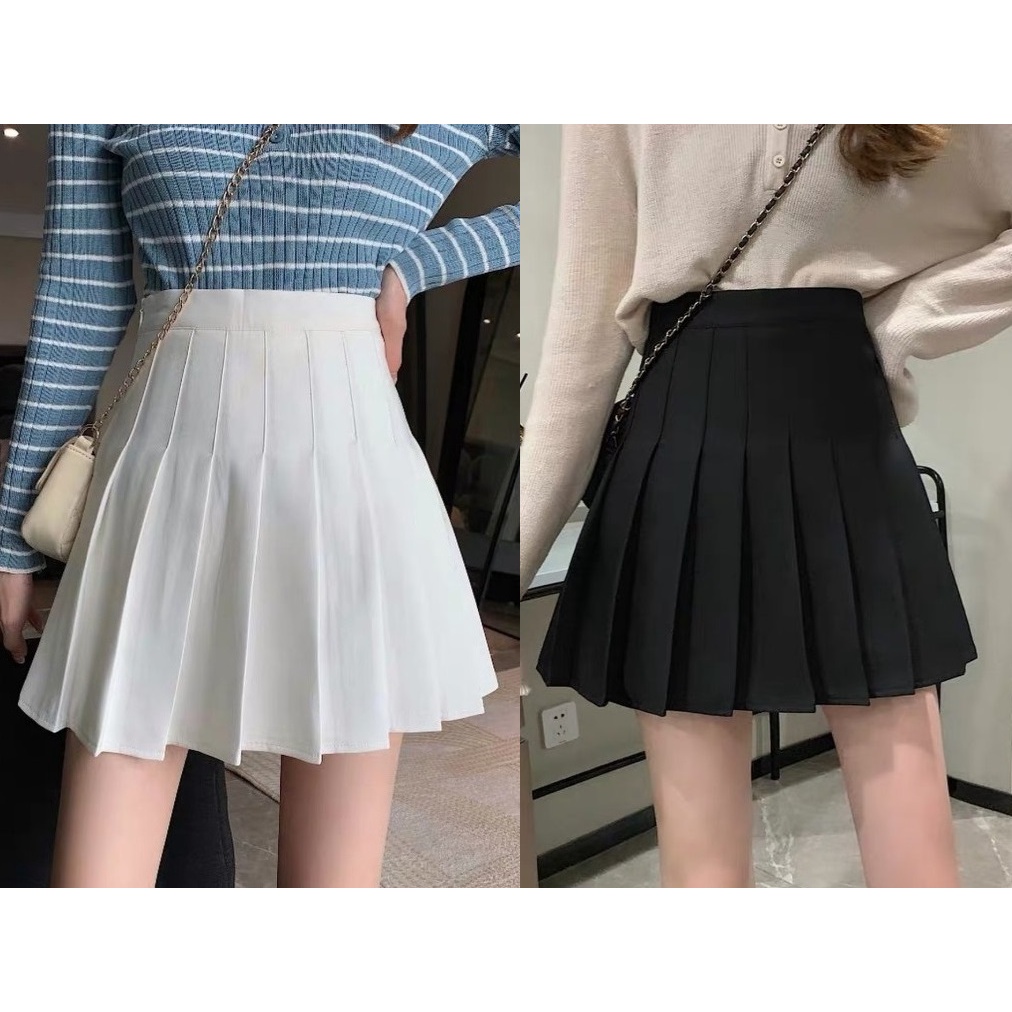 Chân váy tennis JOY BABE 🤍🌼 xếp ly ngay ngắn, vải dày mịn có quần trong xịn sò, mini skirt học sinh Ulzzang tenis VAY 1
