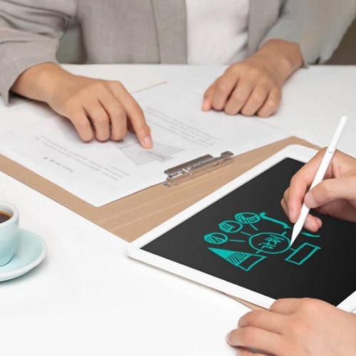 Bảng Vẽ Màn Hình LCD Writing Tablet 10/13.5/20 inch - Hàng Chính Hãng, một nút xóa tiện dụng