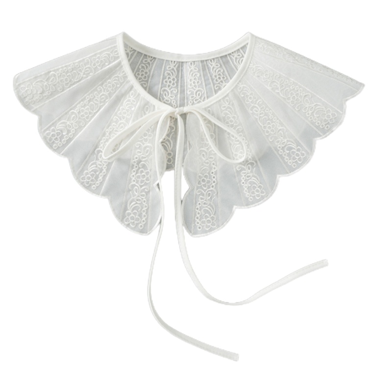 Cổ Áo Giả Thêu Hoa Trang Trí Tinh Tế Dành Cho Nữ