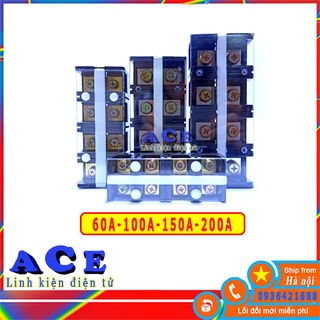 Cầu đấu điện domino 3 pha 4 cực 60a/100a/150a/200a