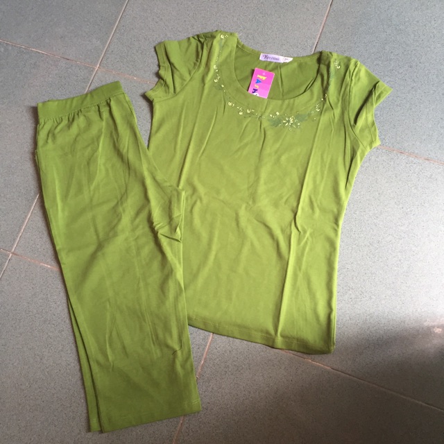 Bộ lửng ở nhà- thun cotton, màu xinh cho chị em trung niên