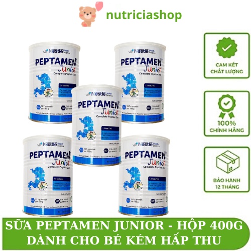[Date xa 2024] Sỉ 1 thùng (12hộp) Sữa Peptamen Junior 400gram sữa cao năng lượng dành cho trẻ suy dinh dưỡng,kém hấp thu