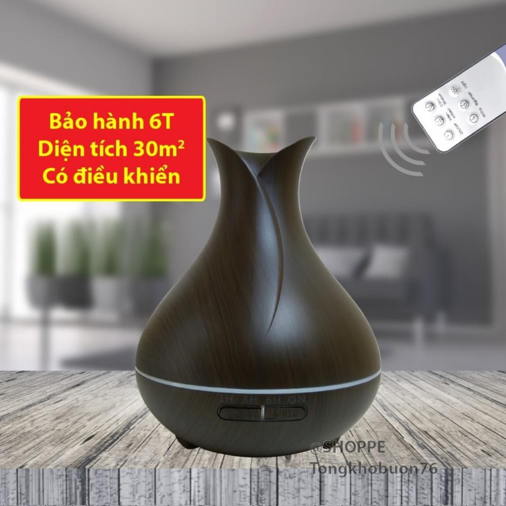 Máy Khuếch Tán Tinh Dầu Tulip 550ml [ DIỆN TÍCH SỬ DỤNG 30M2 - BẢO HÀNH 12 THÁNG]