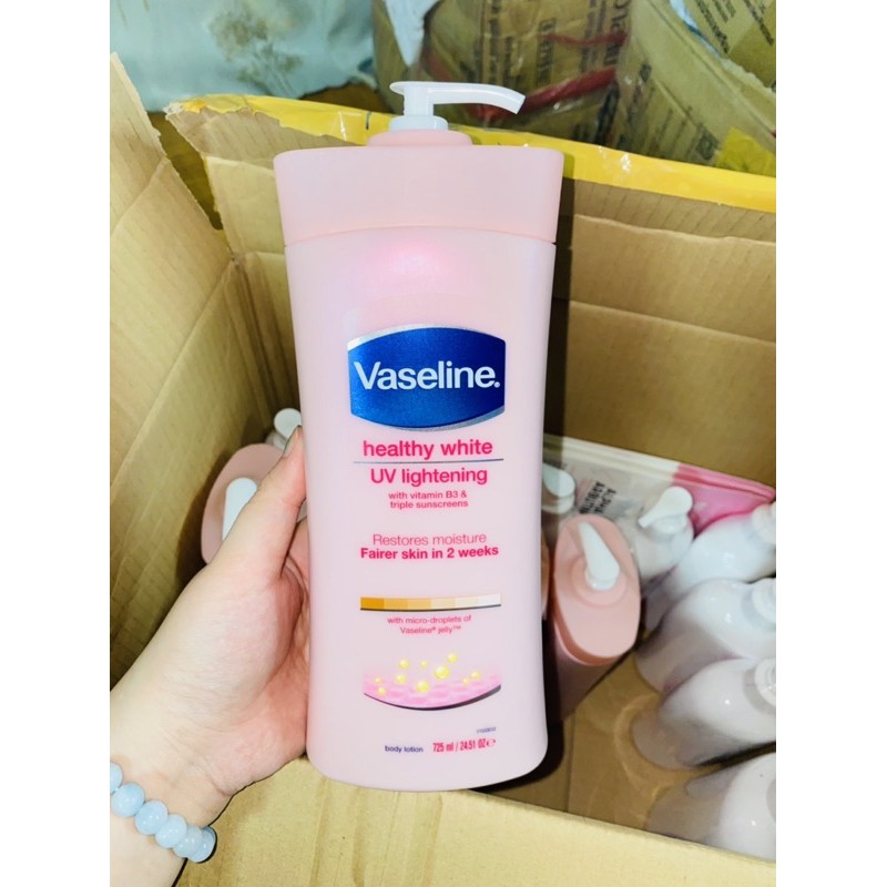 Sữa Dưỡng Thể Vaseline Trắng Da Healthy White Lightening 725ml Mỹ