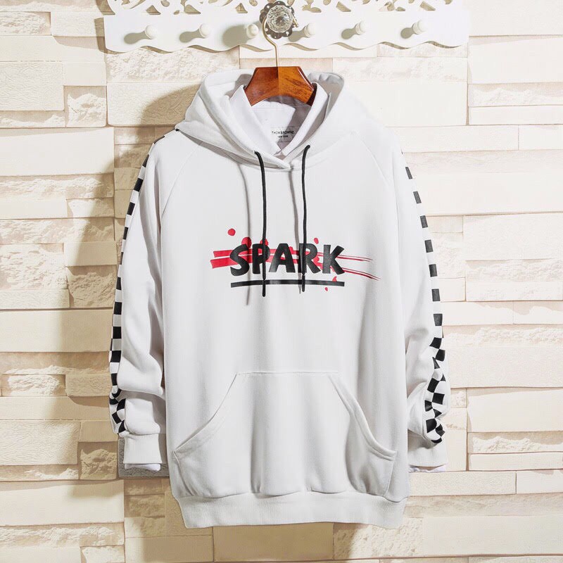 Áo hoodie nỉ ngoại Spark kèm ảnh thật