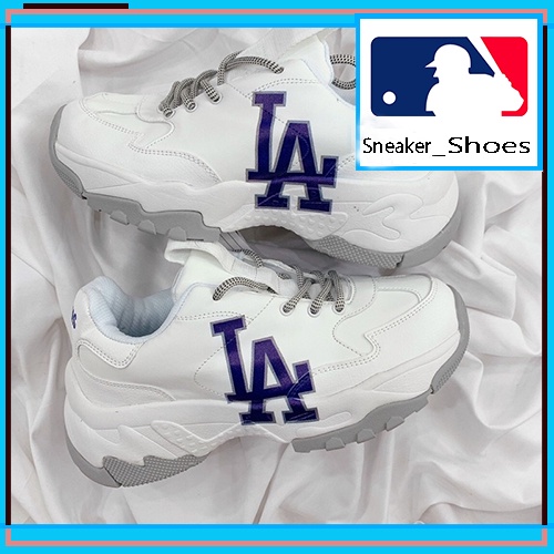 Giày_MLB LA, Giày Sneaker LA Cao Cấp Đế Cao Tăng Chiều Cao Full Box Bill