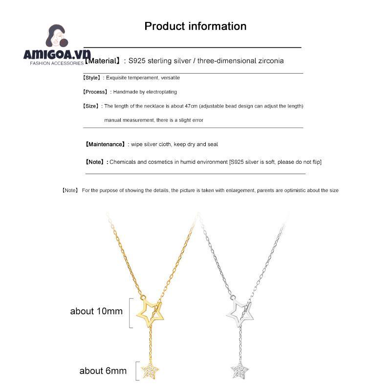 ✨✨Vòng cổ Mặt Ngôi Sao Thời Trang Dành Cho Nữ