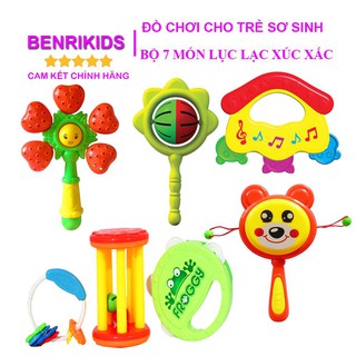 Xúc Xắc Lục Lạc 7 Món Cho Trẻ Sơ Sinh Antona Bằng Nhựa