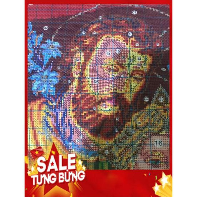 Tranh thêu kín Gia Đình Thánh Gia size 52*66cm & 55*70cm