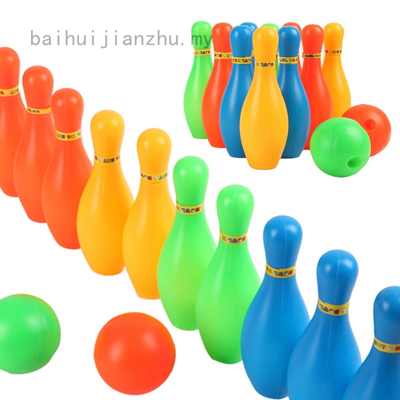 Bộ đồ chơi bowling 2 quả bóng và 10 pin độc đáo cho bé