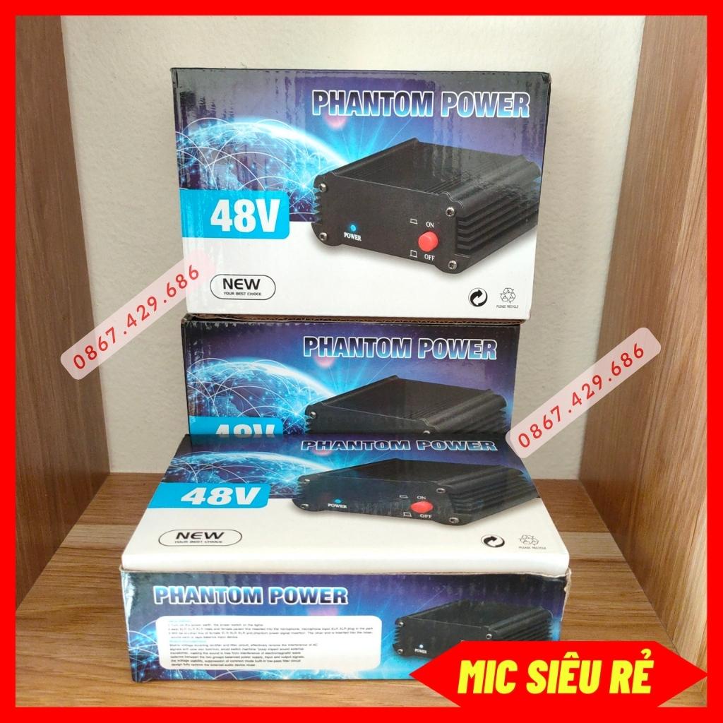 Nguồn Phantom 48V Dùng Cho Các Dòng Mic 48V Như K200, K320, SM8B, K600, K850, AKG P120... Siêu Bền Siêu Tốt