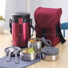 Bộ hộp cơm giữ nhiệt Lock&Lock LHC8034 loại lớn đa năng kèm túi giữ nhiệt | BigBuy360 - bigbuy360.vn