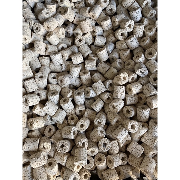 SỨ VIÊN LỖ- VẬT LIỆU LỌC XỬ LÝ BỂ CÁ SỨ LỖ- SỨ LỌC NƯỚC- SỨ LỖ LỌC NƯỚC (500g)