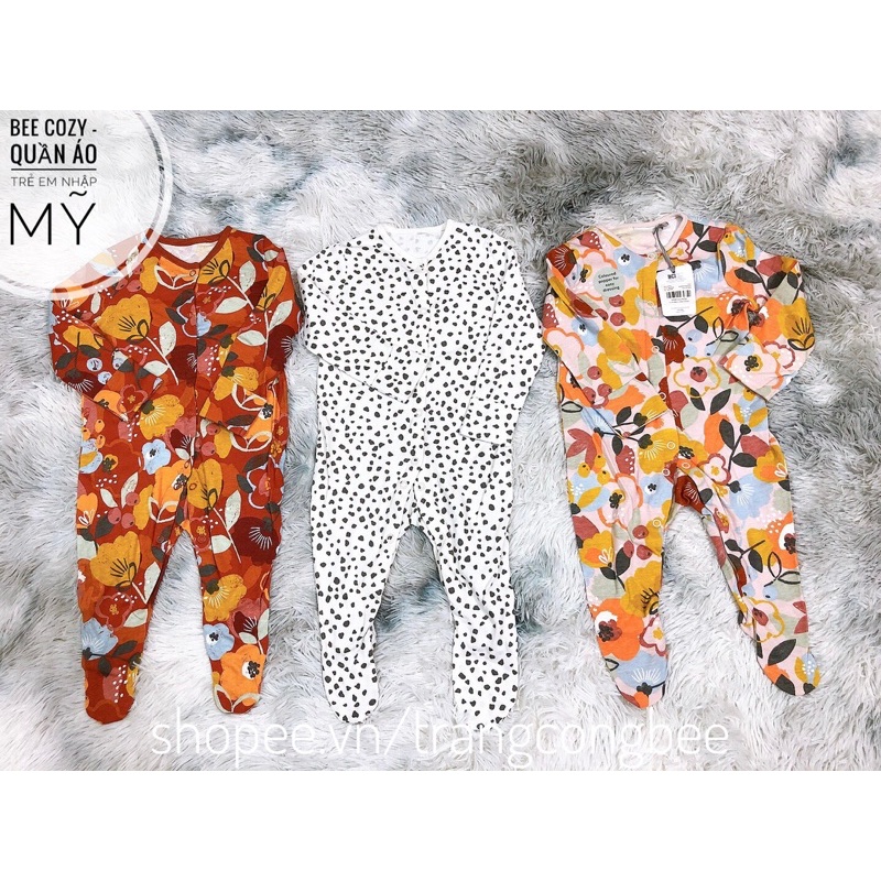 Set 3 bộ body liền thân chính hãng TU UK săn sale size 9-12M